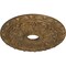 Ekena Millwork Spring Leaf Ceiling Medallion (Canopies up to 5 5/8"), 19 7/8"OD x 3 5/8"ID x 1 1/4"P, Rubbed Bronze CM19SPRZS - alternate 3